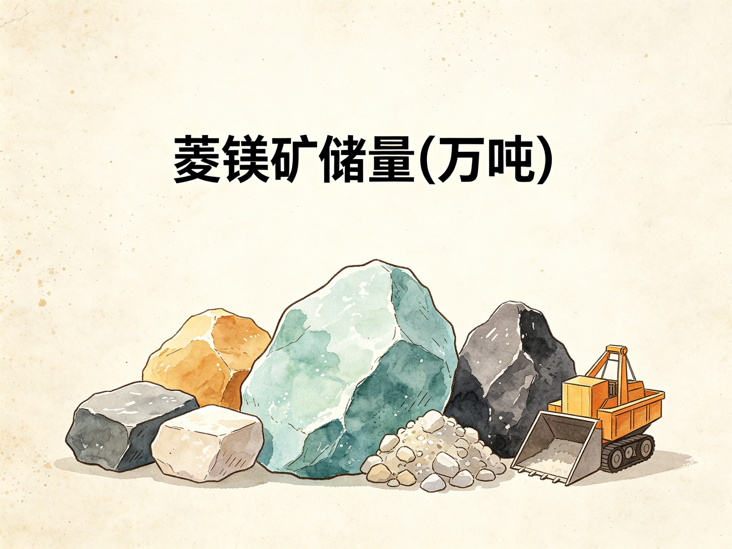 2003-2016年中国菱镁矿储量数据集