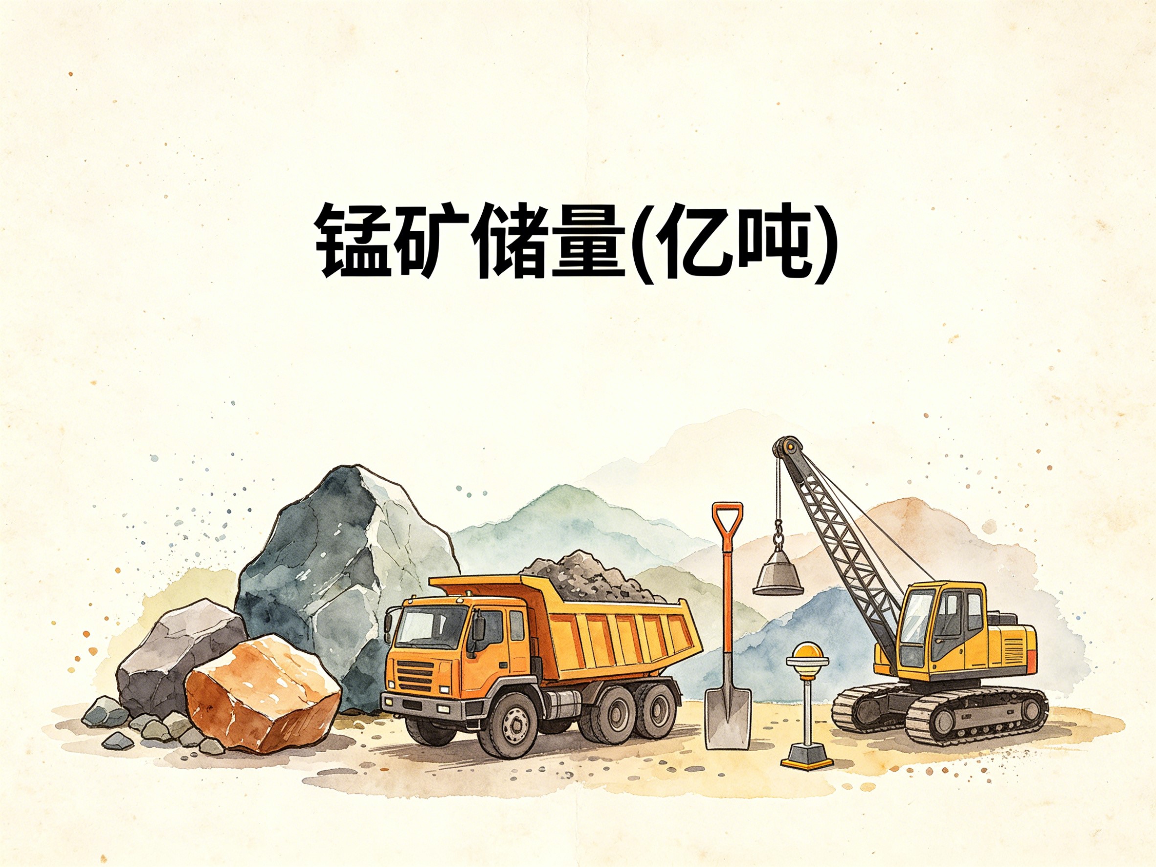 2003-2016年中国锰矿储量数据集