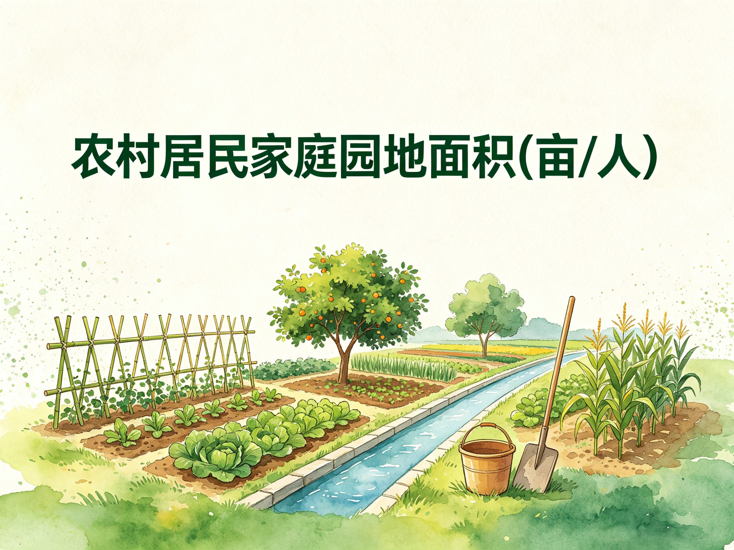 2000-2012年中国农村居民家庭园地面积数据集