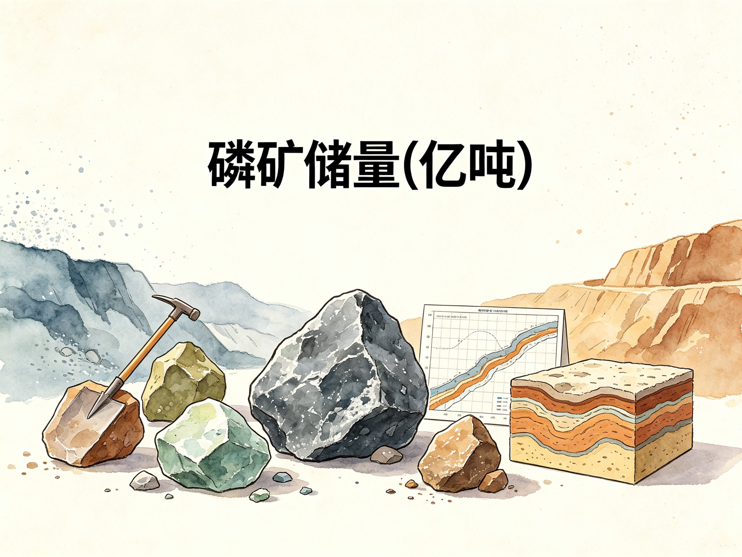 2004-2016年中国磷矿储量数据集