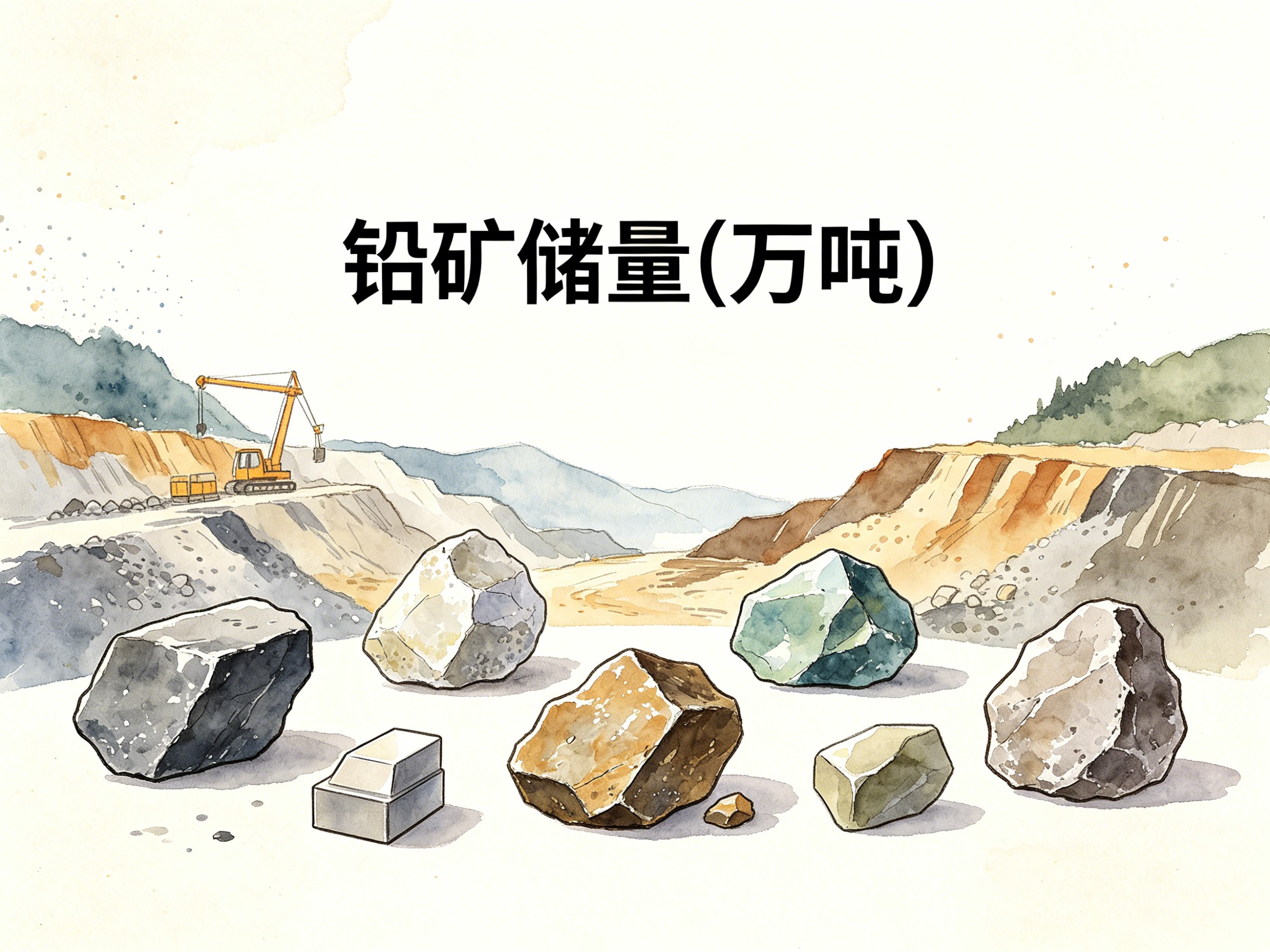 2004-2016年中国铅矿储量数据集