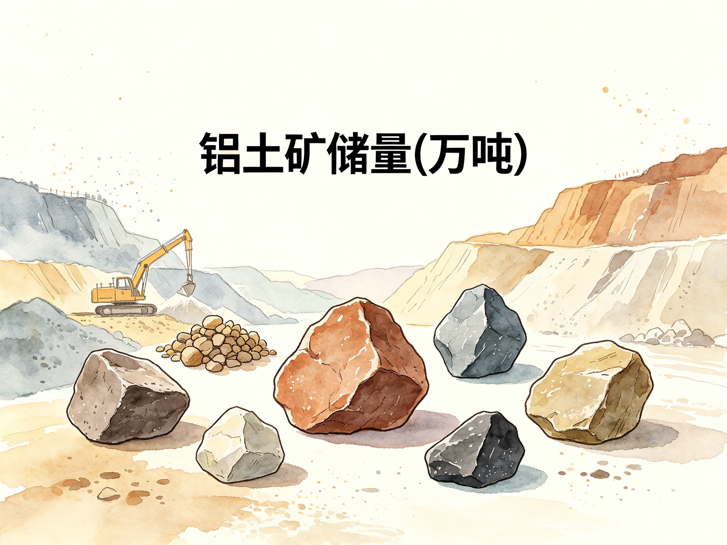 2004-2016年中国铝土矿储量数据集