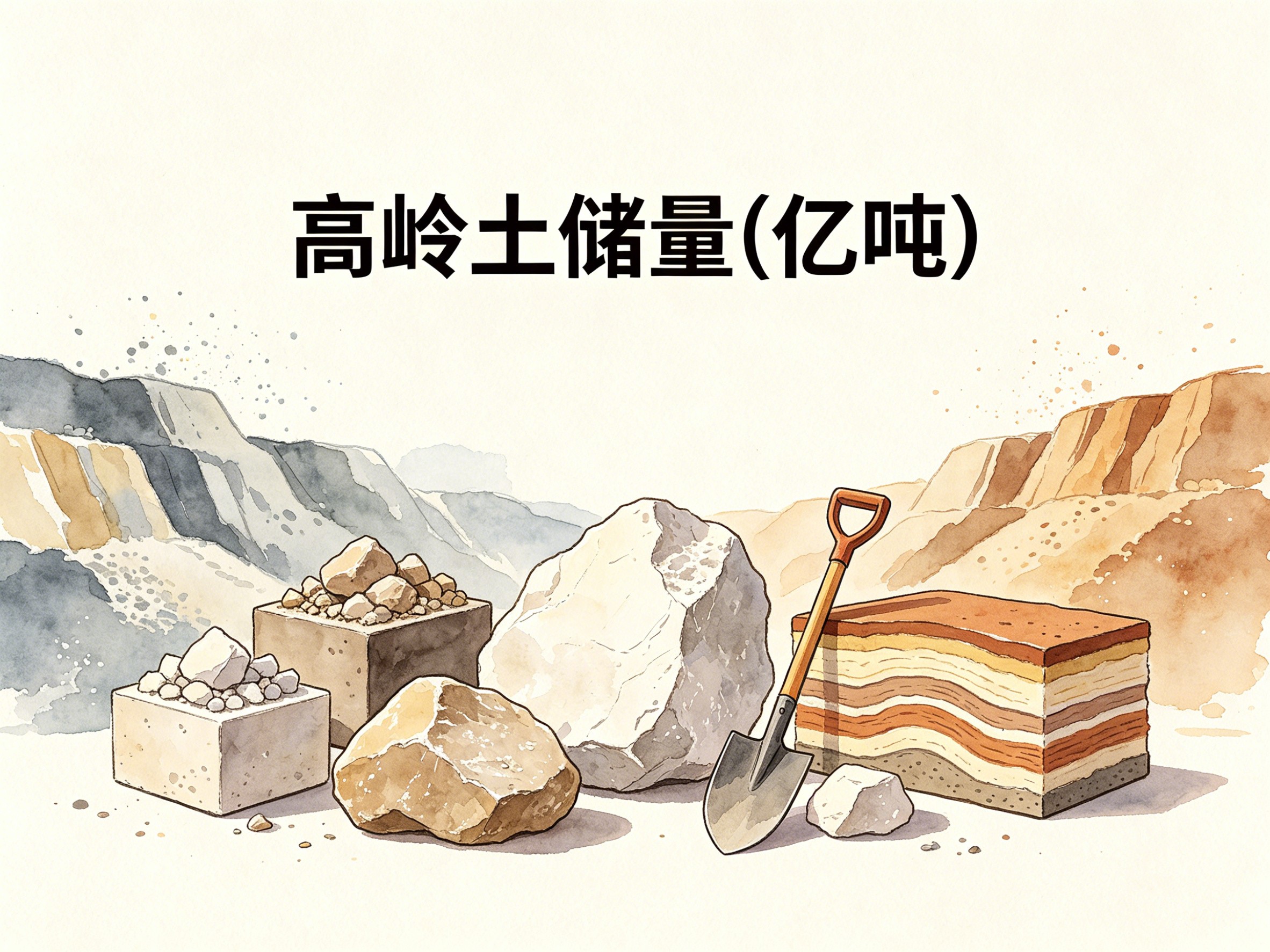 2004-2016年中国高岭土储量数据集