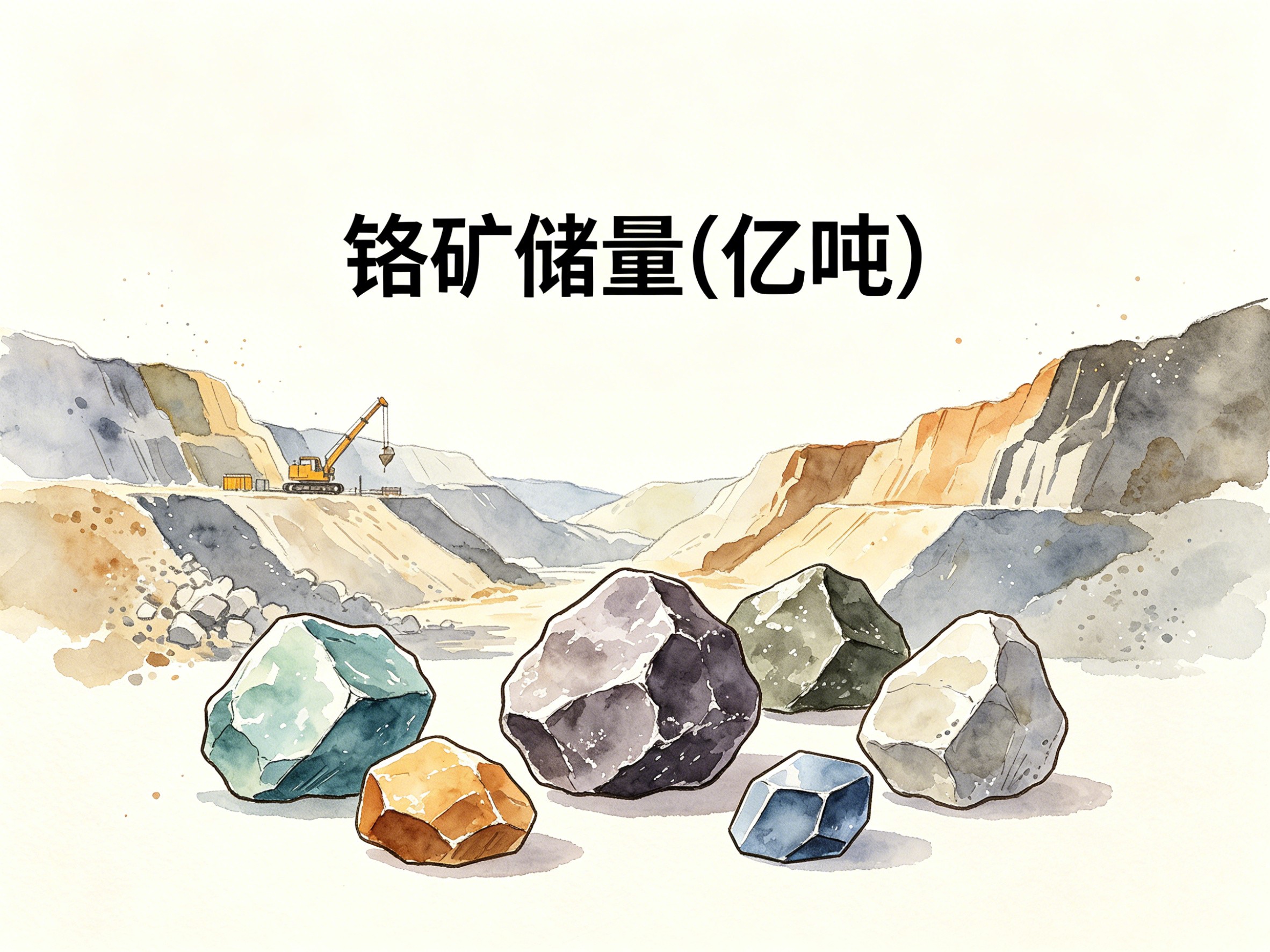 2004-2016年中国铬矿储量数据集