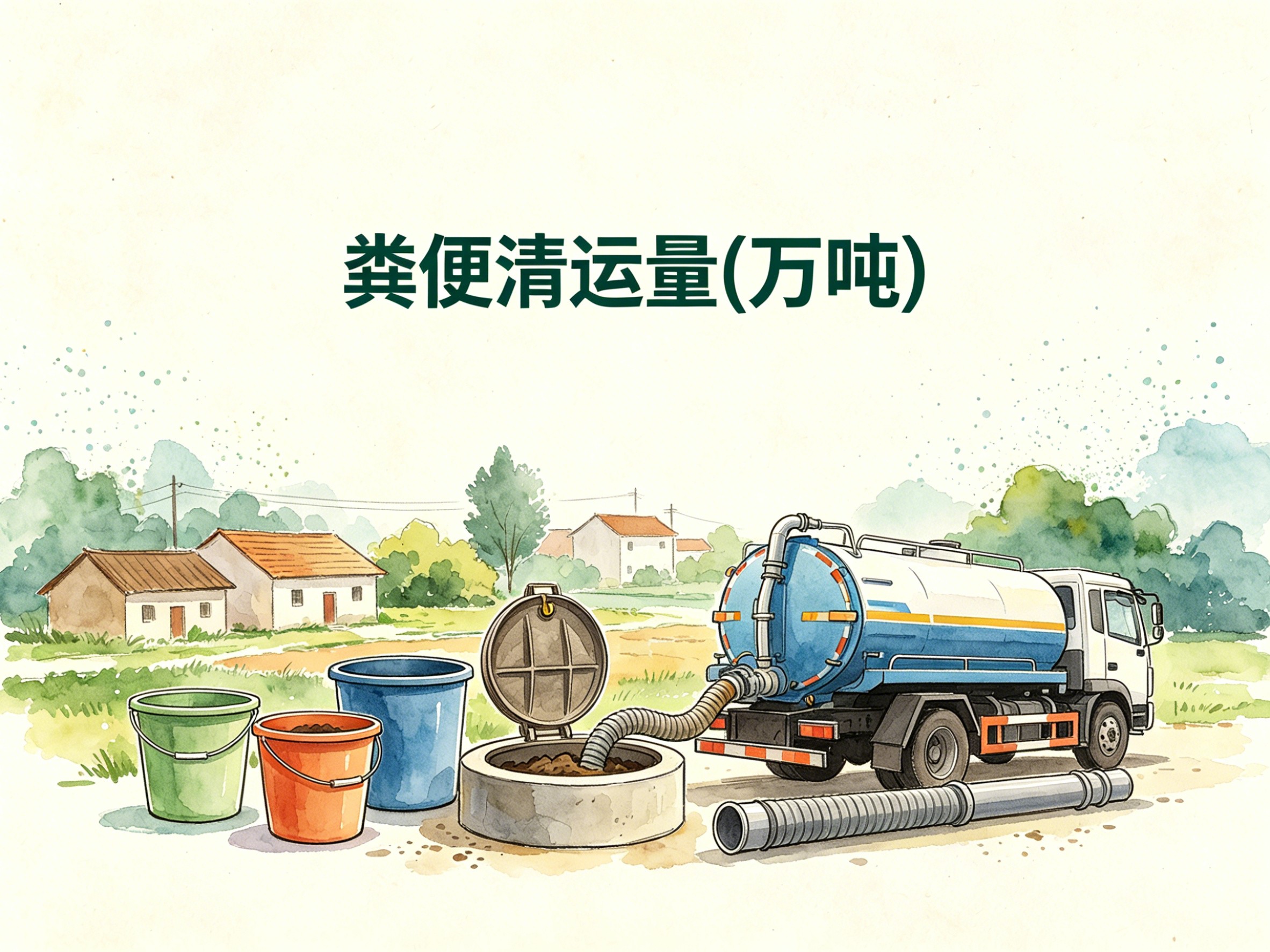 2004-2016年中国粪便清运量数据集
