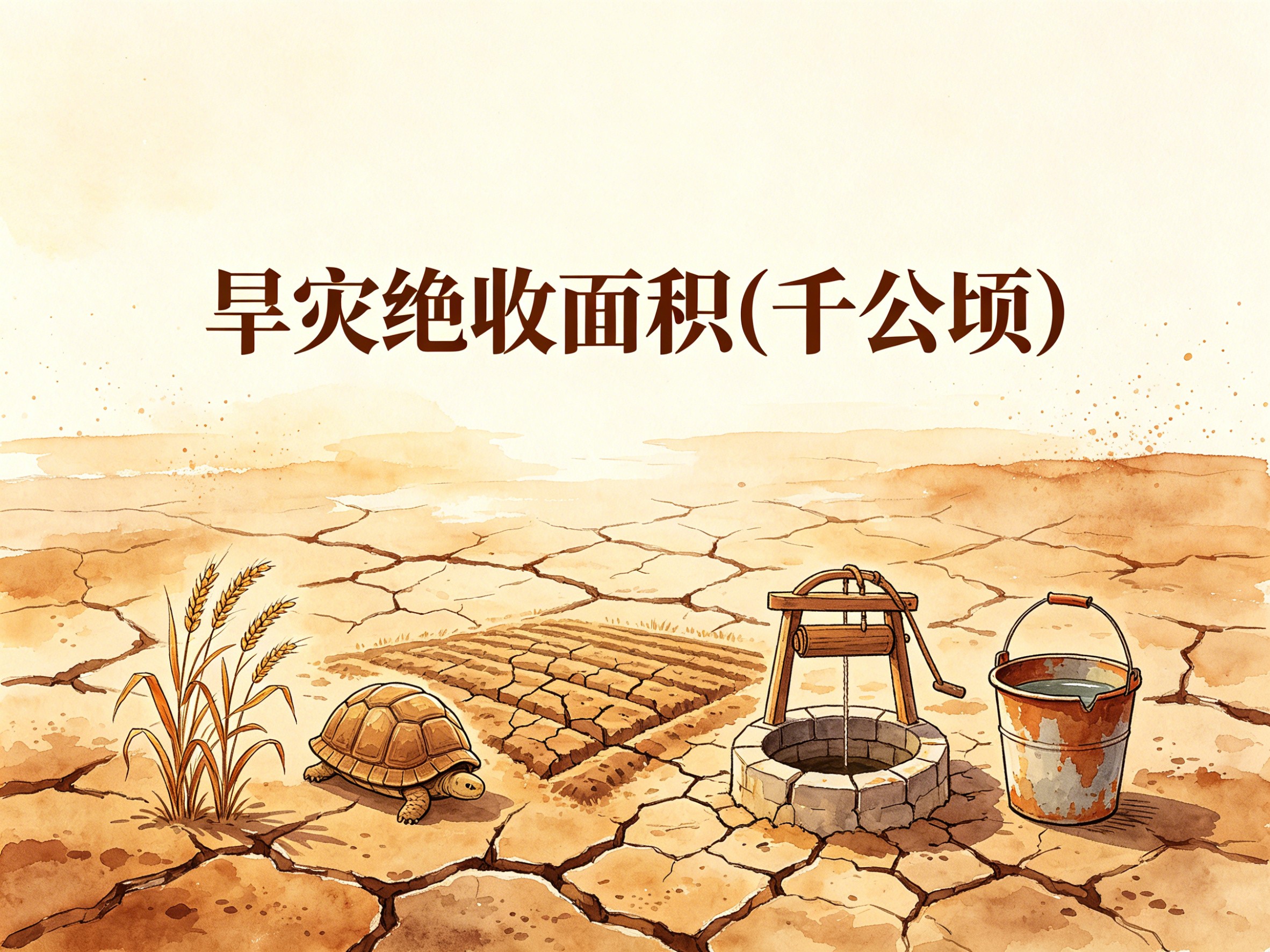 2010-2022年中国旱灾绝收面积数据集