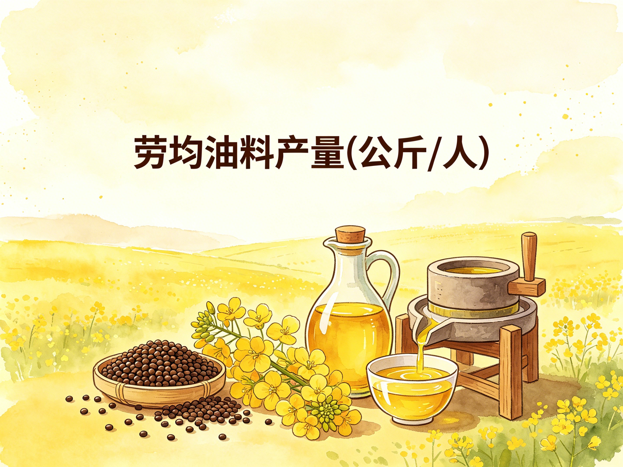 2001-2012年中国劳均油料产量数据集
