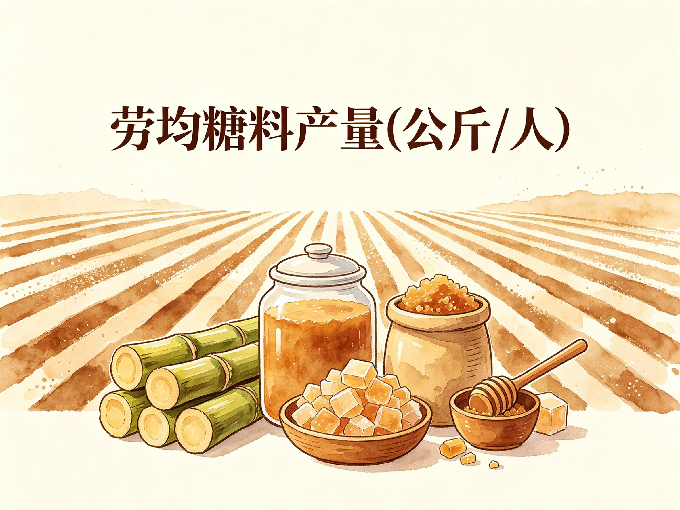 2001-2012年中国劳均糖料产量数据集