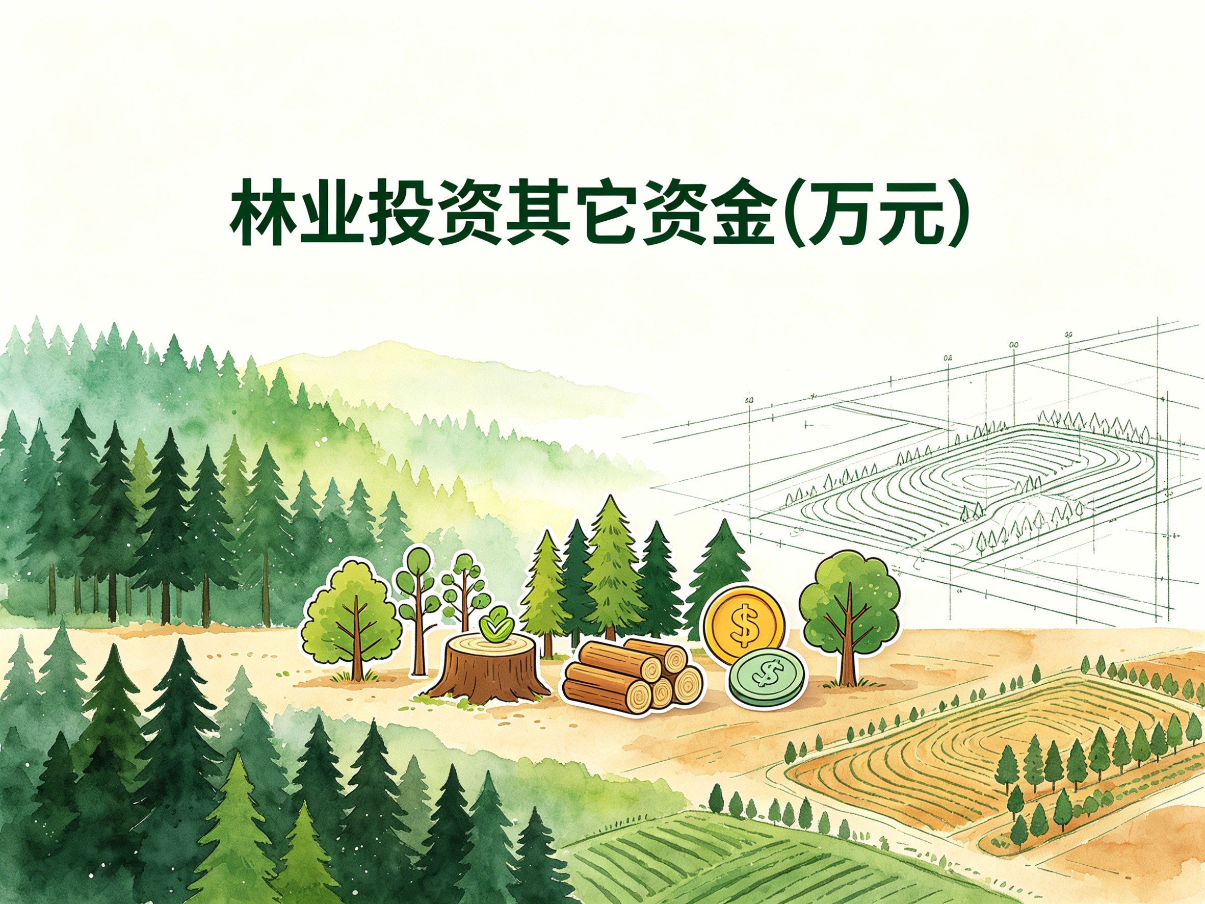 2004-2015年中国林业投资其它资金数据集