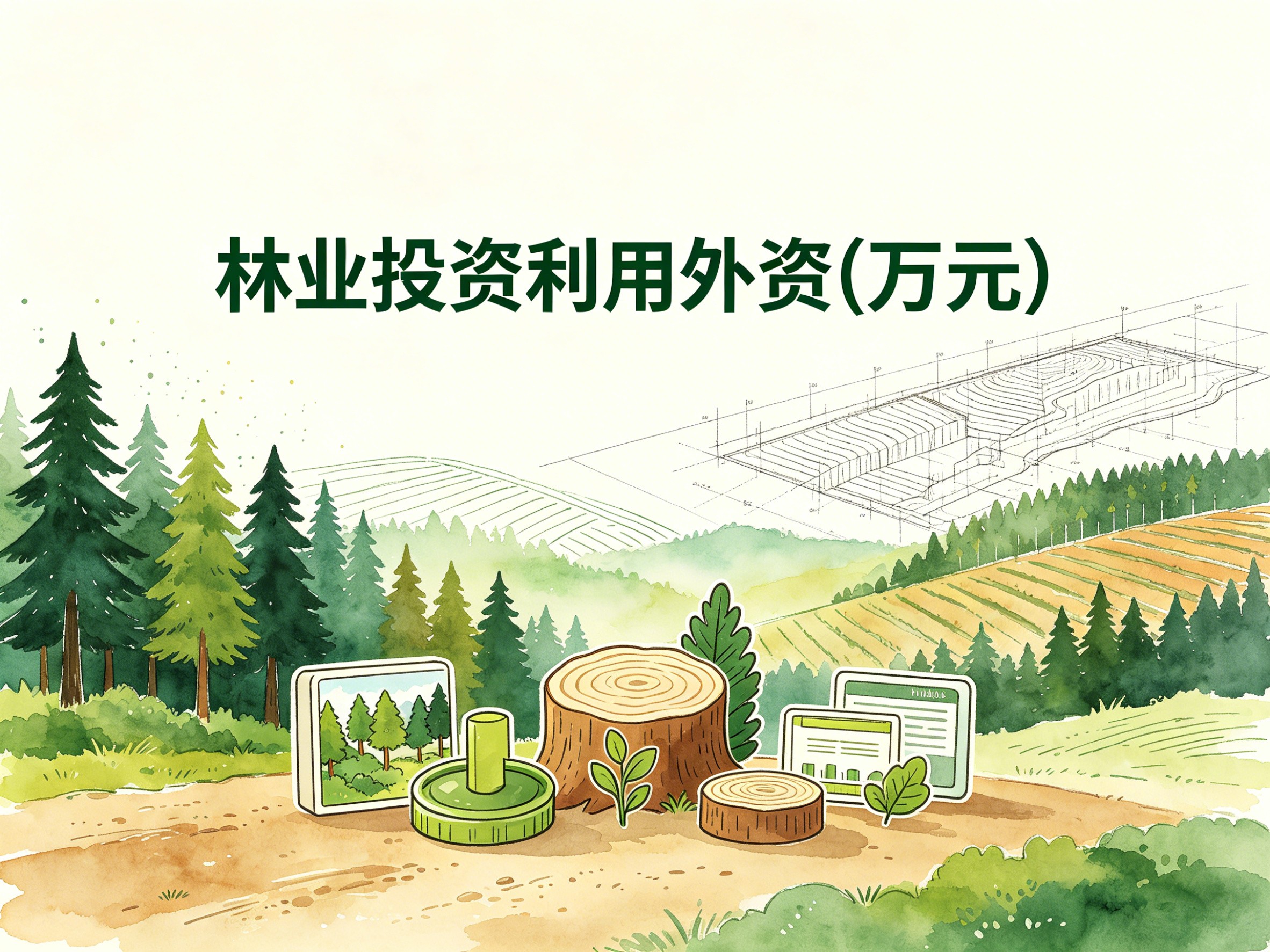 2004-2015年中国林业投资利用外资数据集