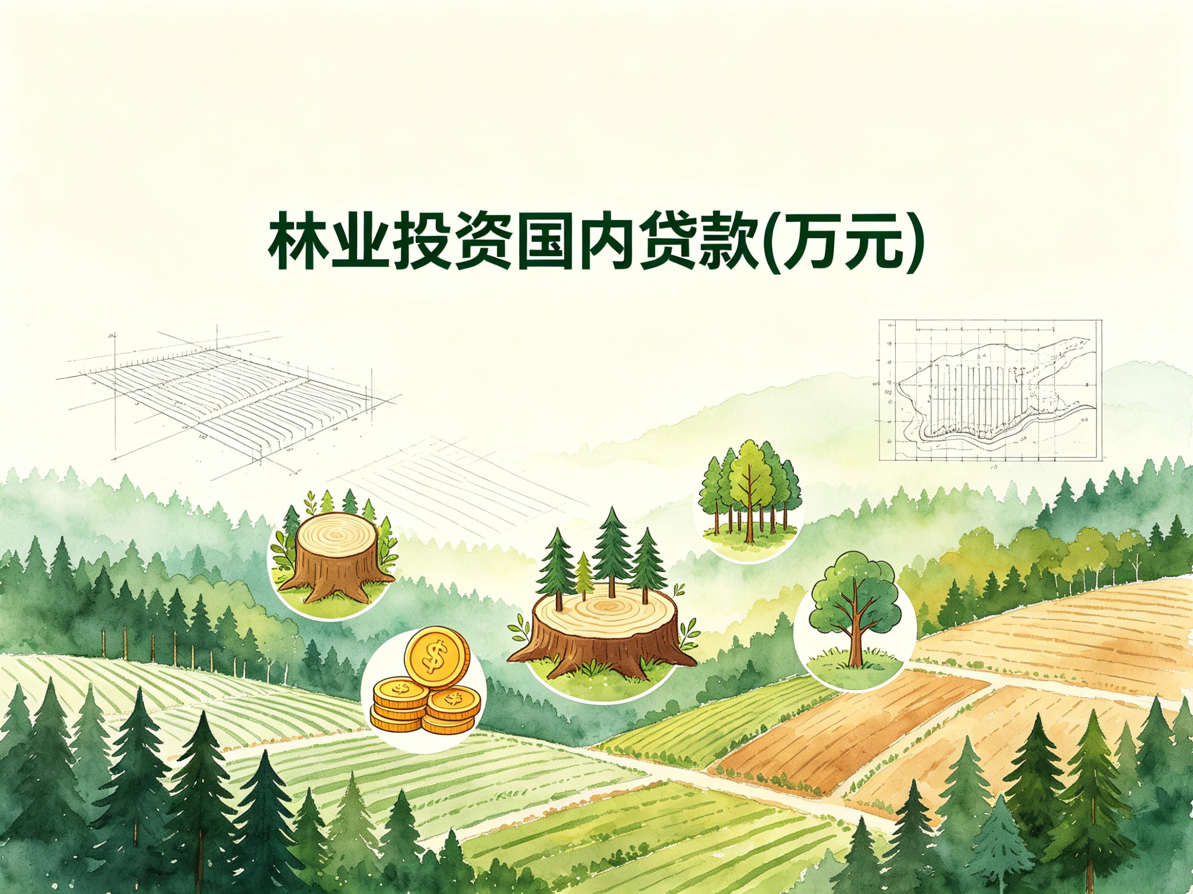 2004-2015年中国林业投资国内贷款数据集