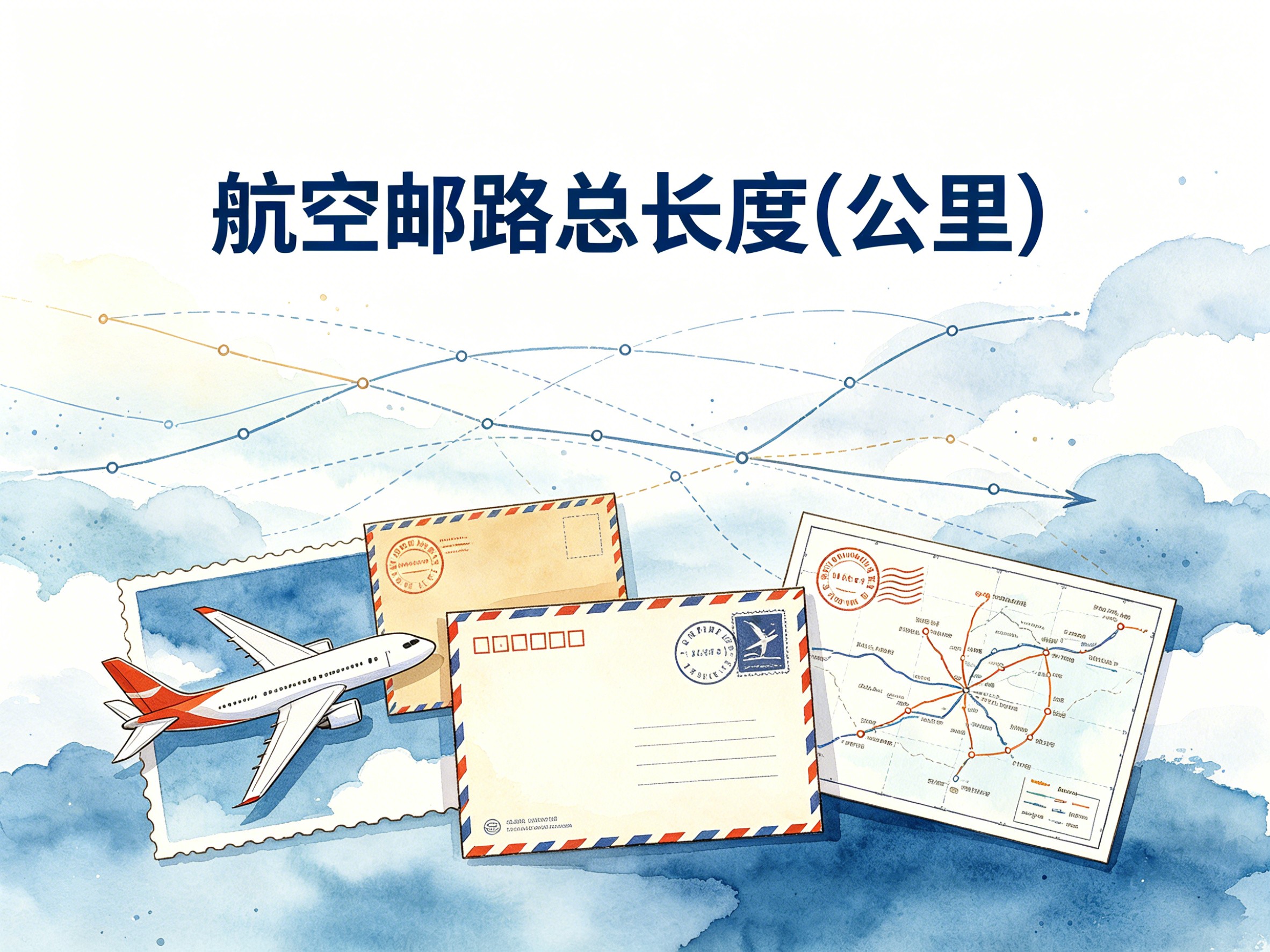 2011-2022年中国航空邮路总长度数据集