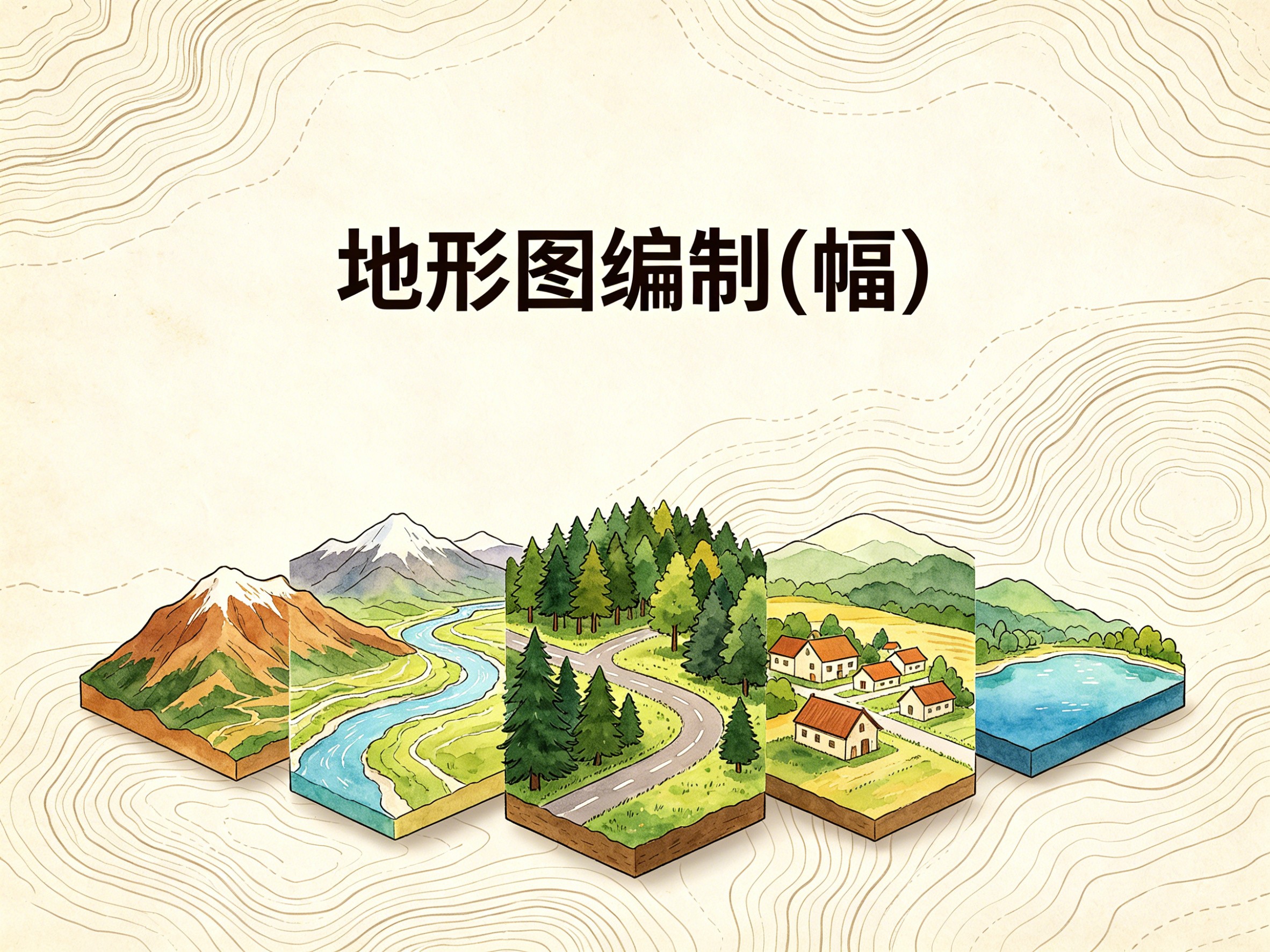 2001-2011年中国地形图编制数据集
