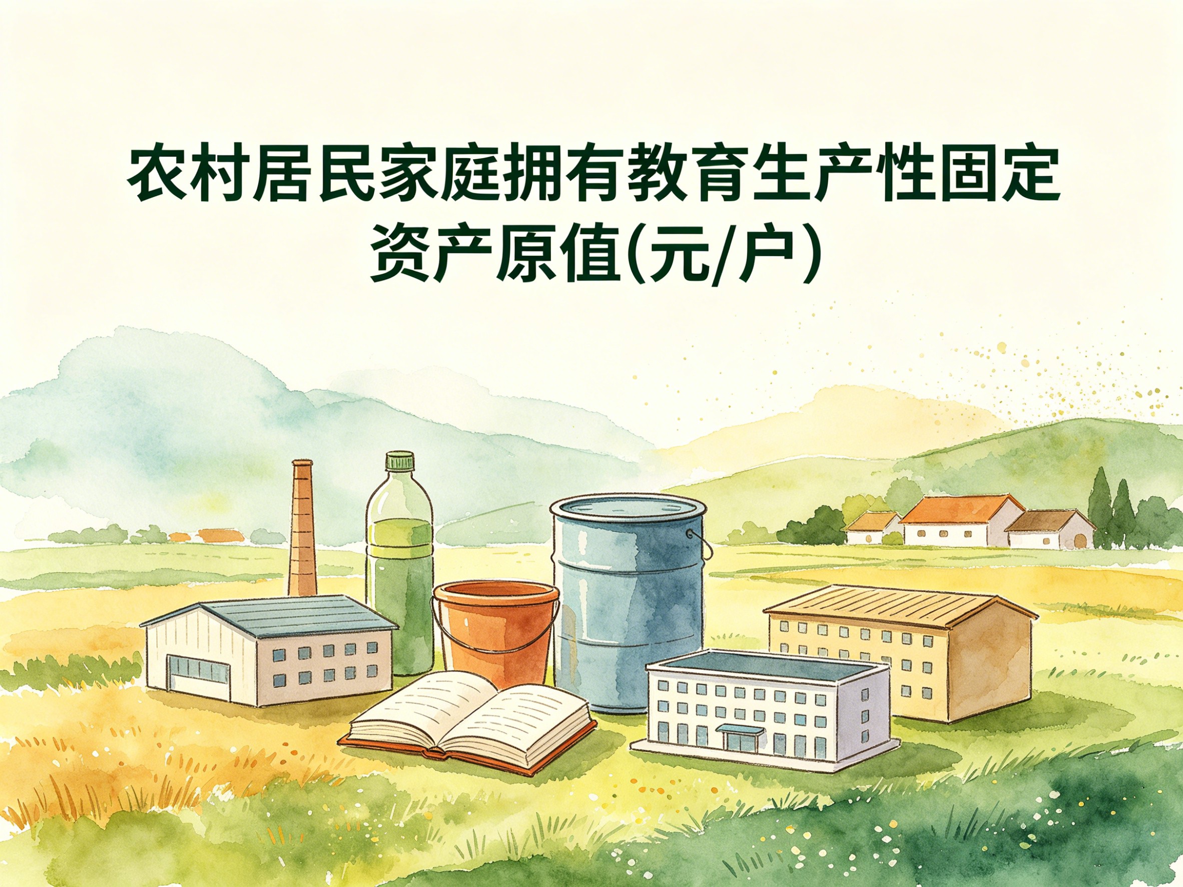 2003-2012年中国农村居民家庭拥有教育生产性固定资产原值数据集