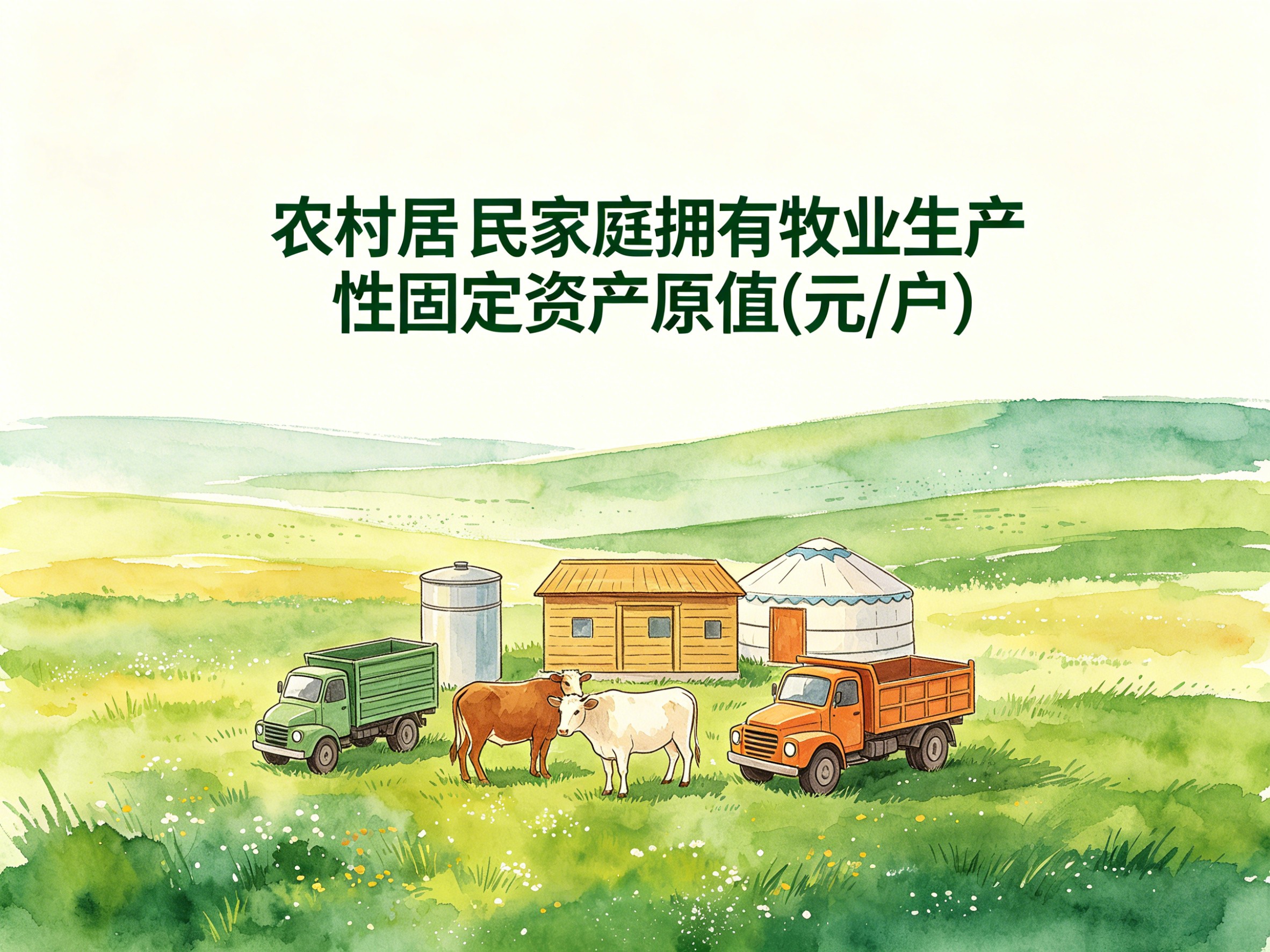 2003-2012年中国农村居民家庭拥有牧业生产性固定资产原值数据集