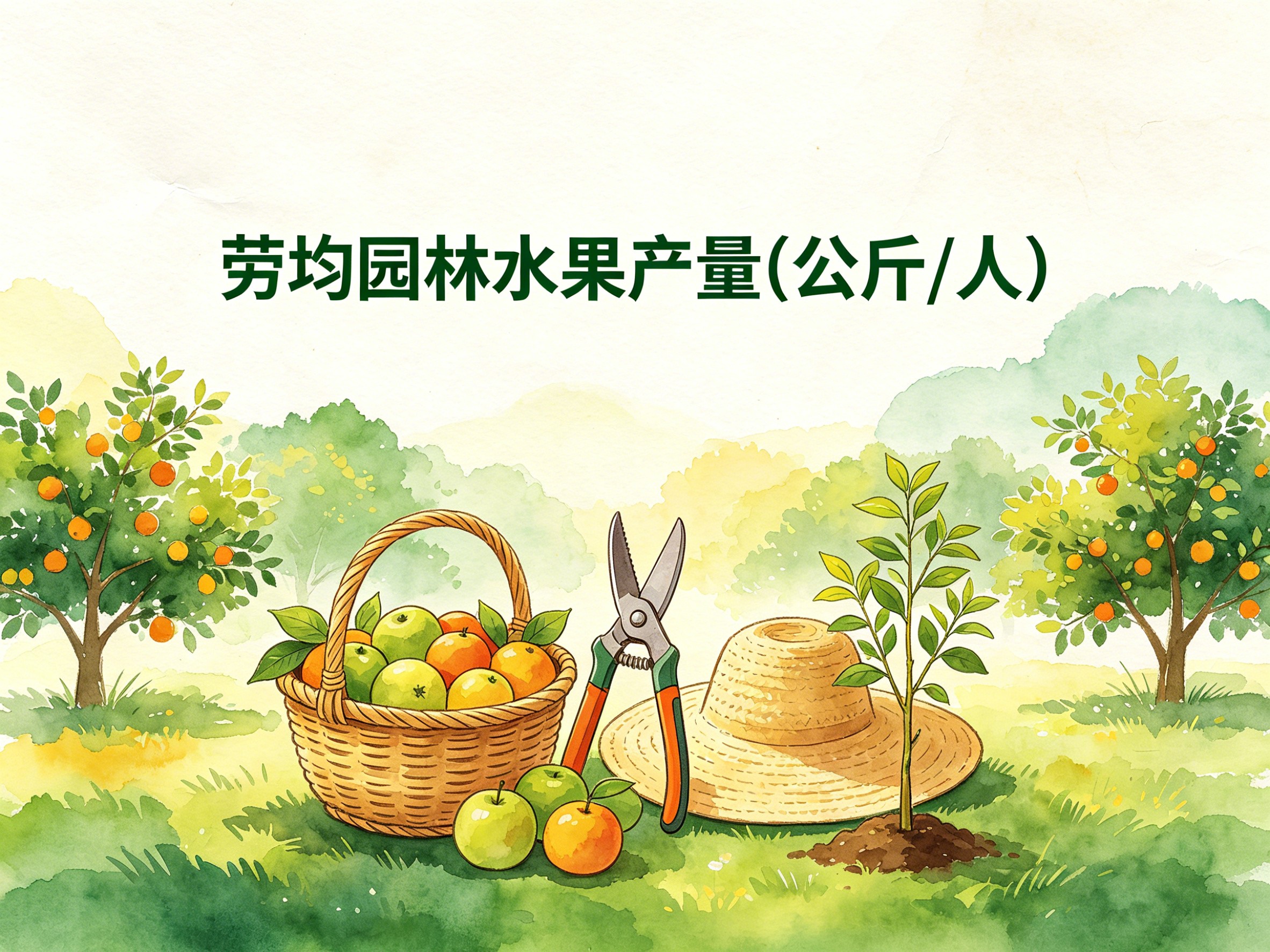 2003-2012年中国劳均园林水果产量数据集