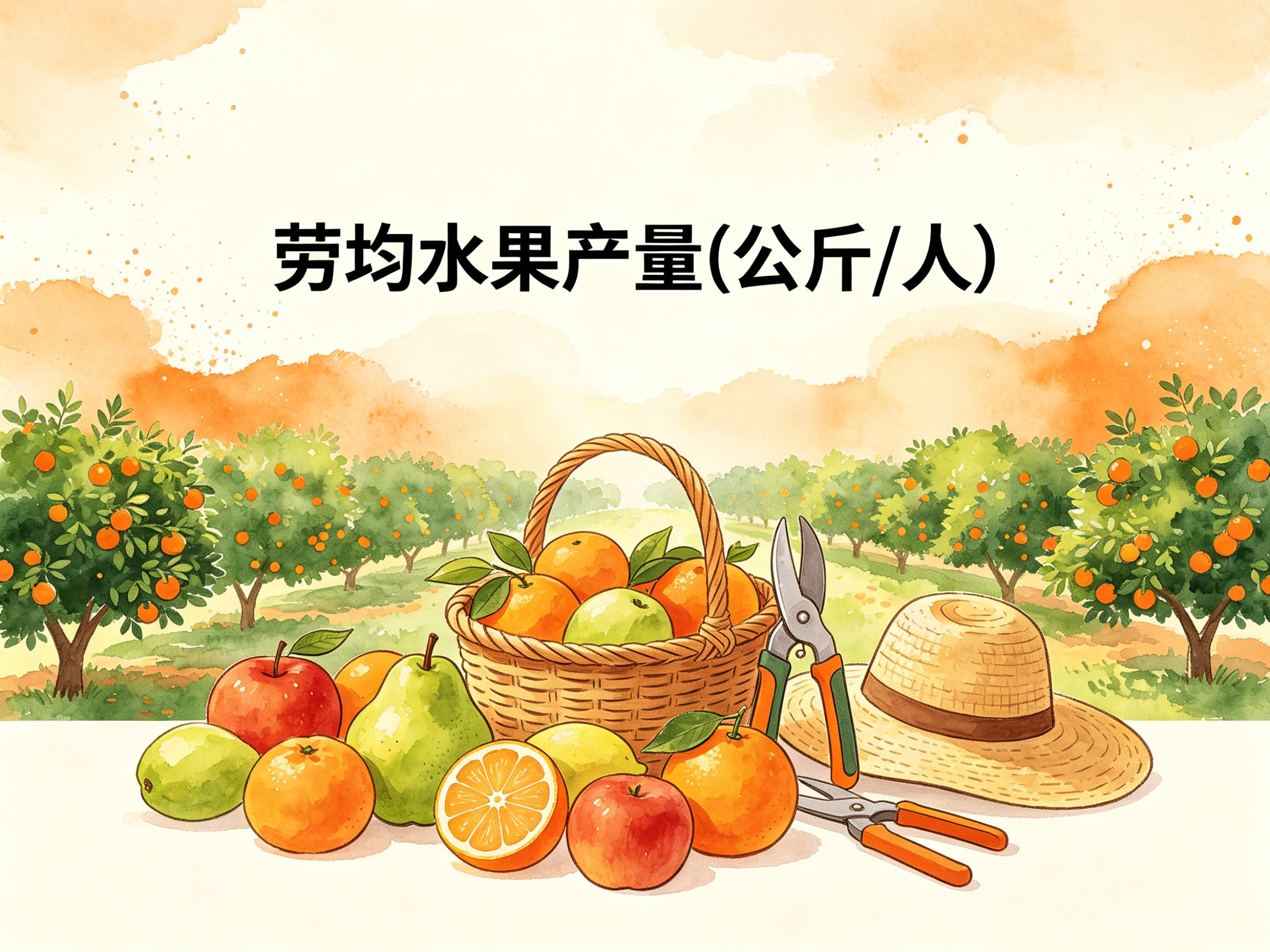 2003-2012年中国劳均水果产量数据集