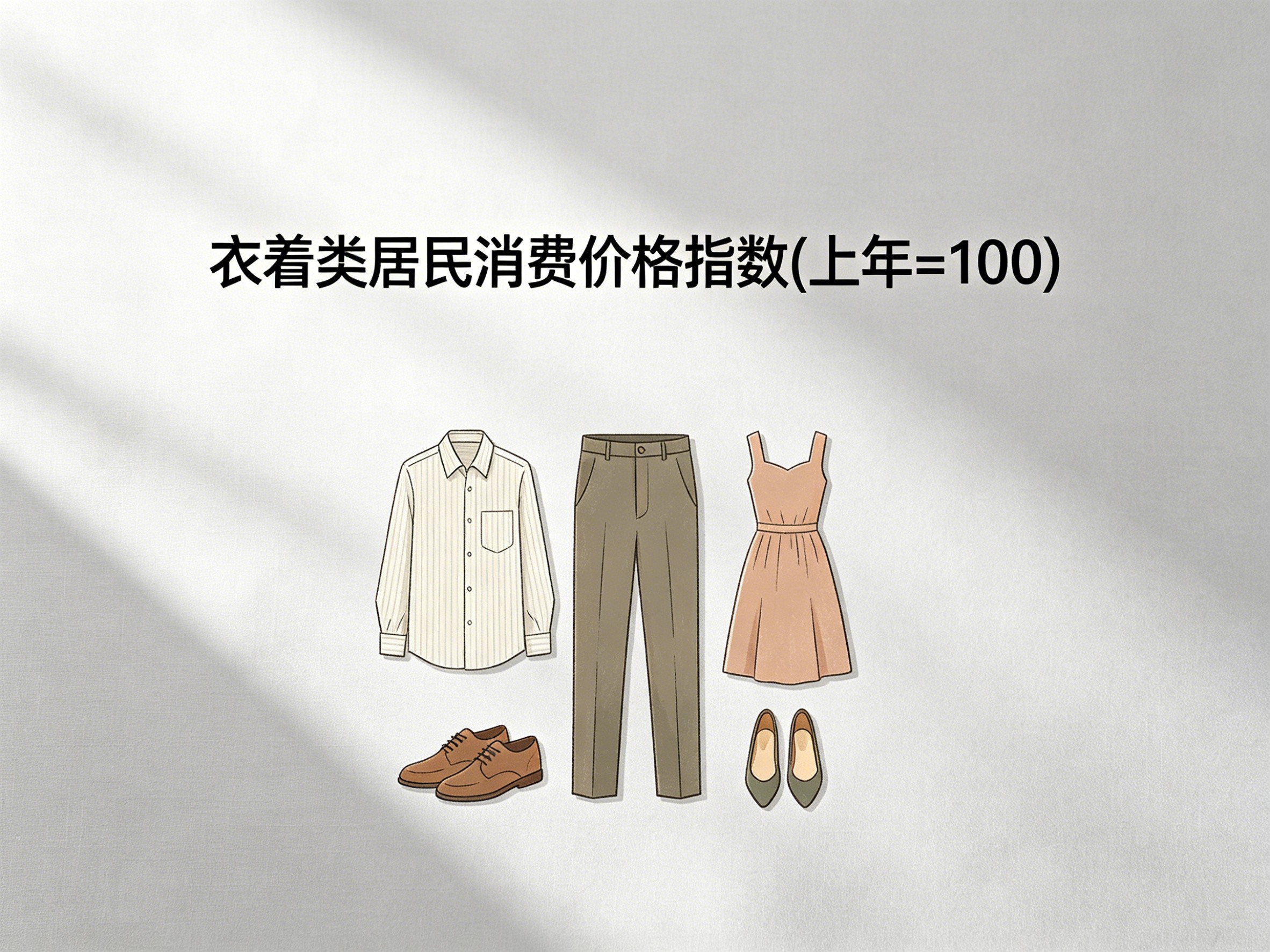 1994-2024年中国衣着类居民消费价格指数数据集
