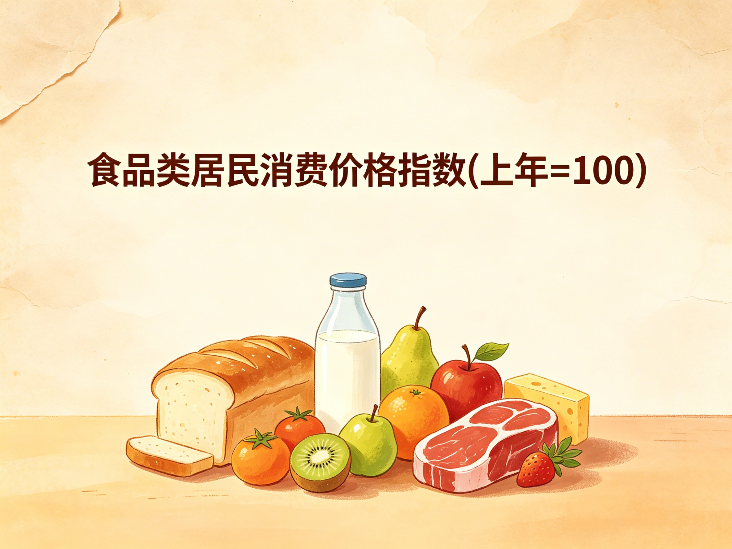 1994-2024年中国食品类居民消费价格指数数据集