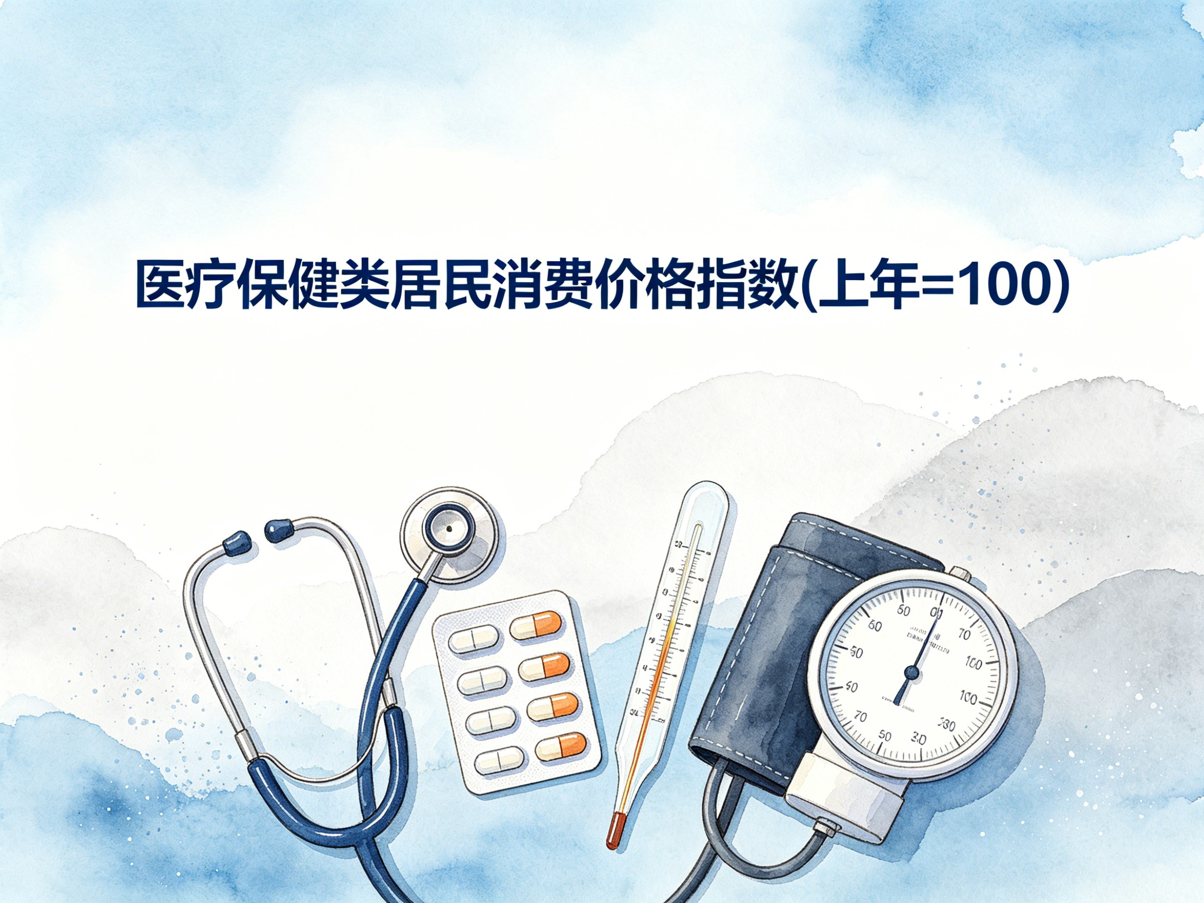 2001-2024年中国医疗保健类居民消费价格指数数据集