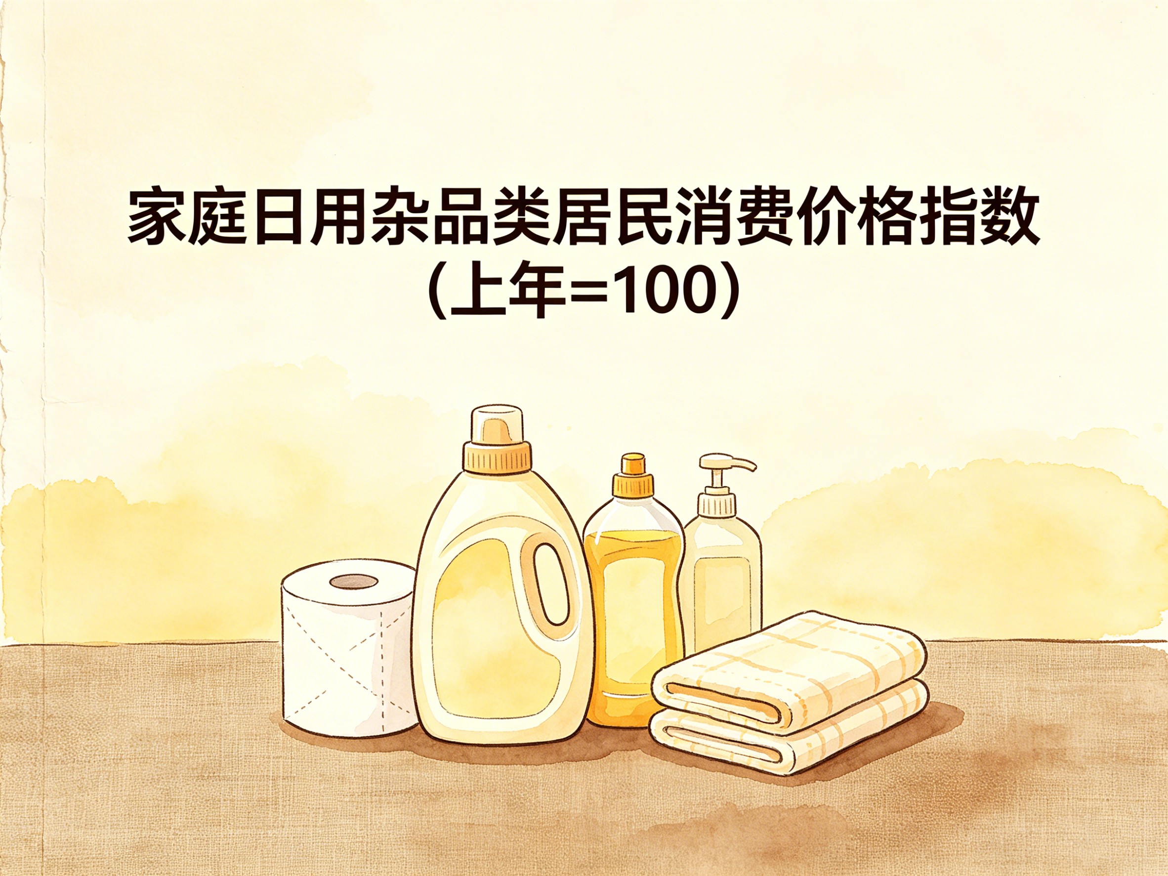 2001-2024年中国家庭日用杂品类居民消费价格指数数据集