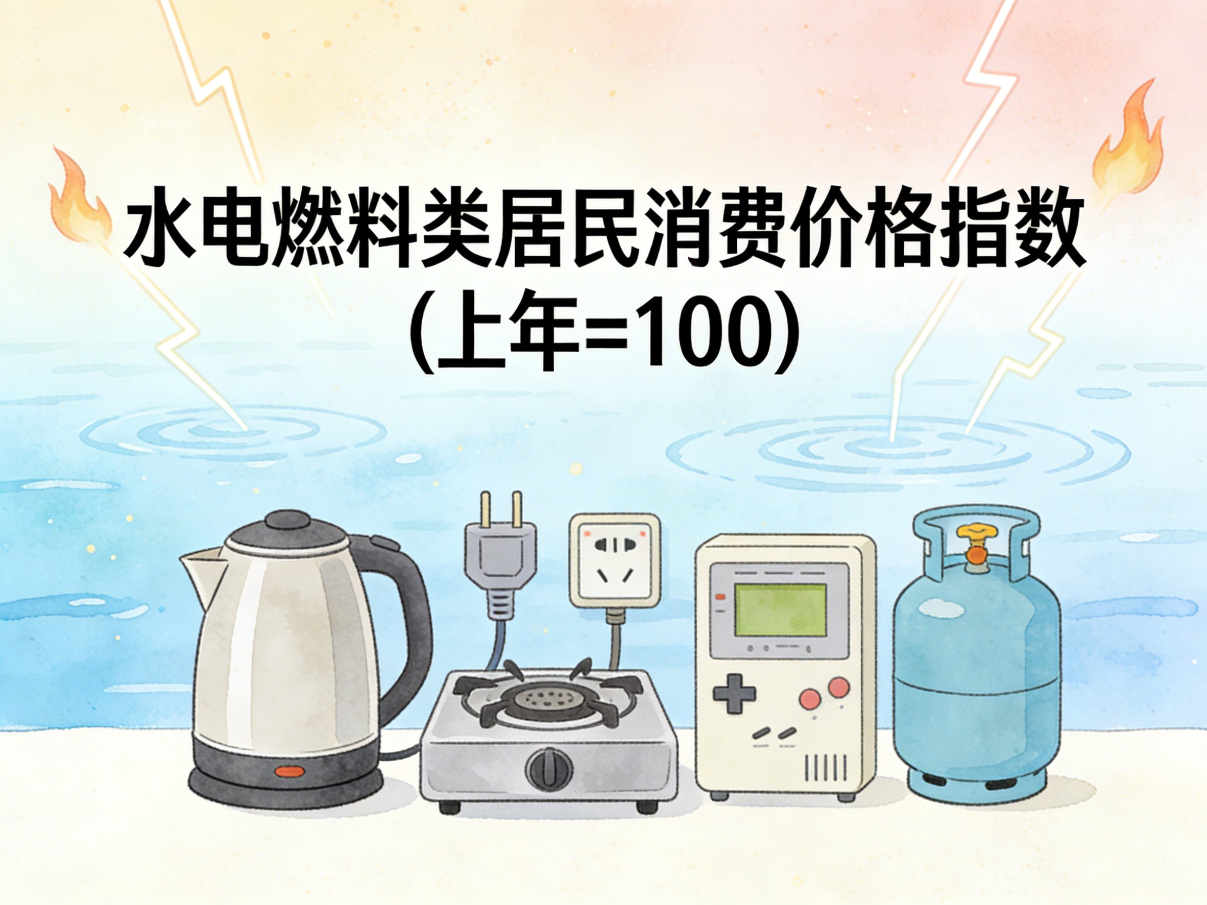 2001-2024年中国水电燃料类居民消费价格指数数据集