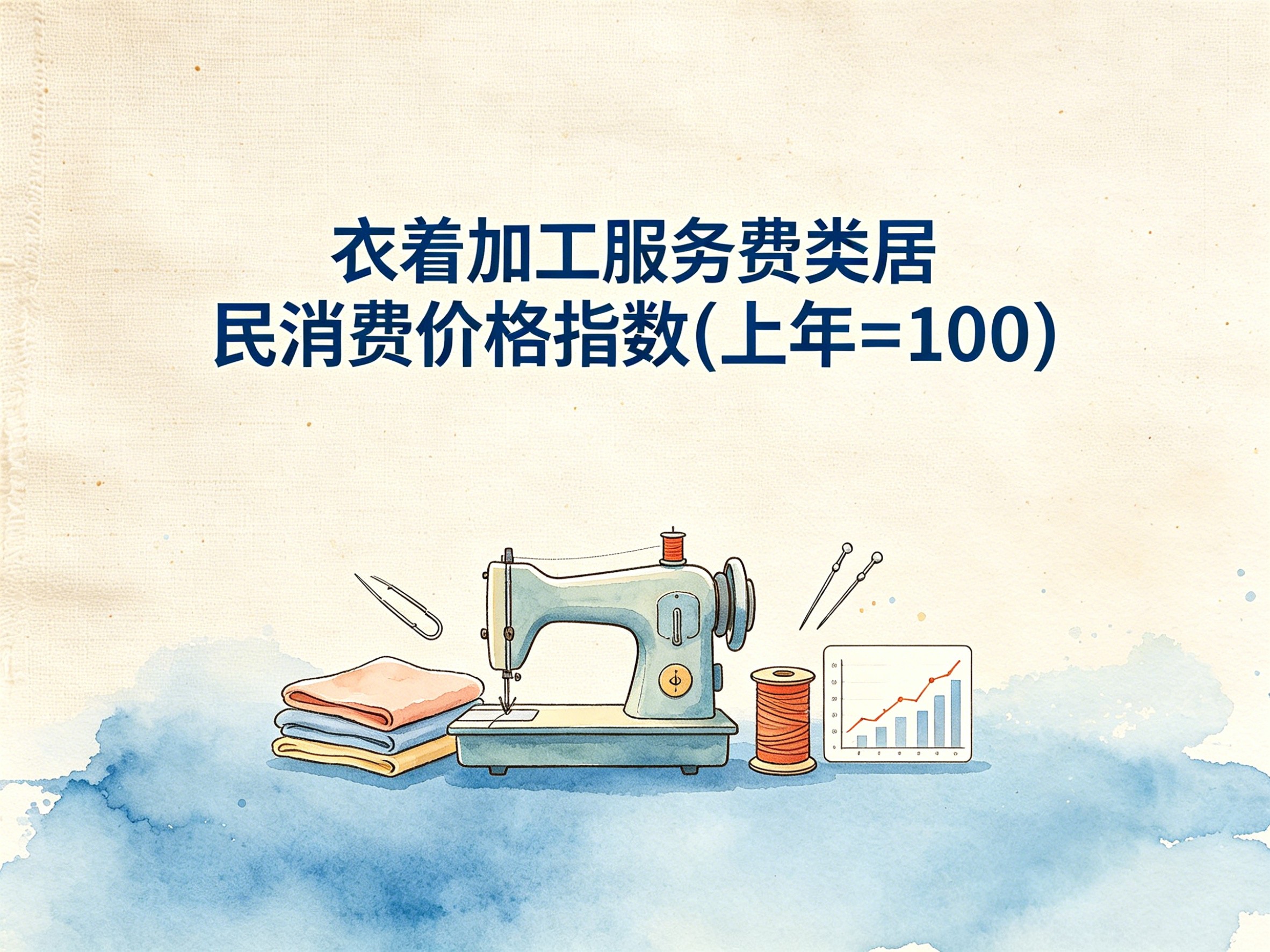 2001-2020年中国衣着加工服务费类居民消费价格指数数据集