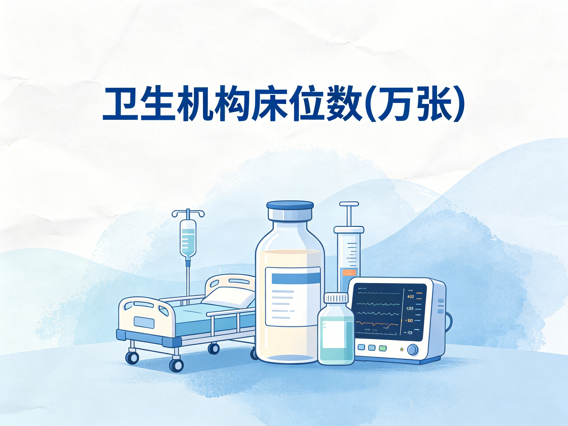 1960-2024年中国卫生机构床位数数据集