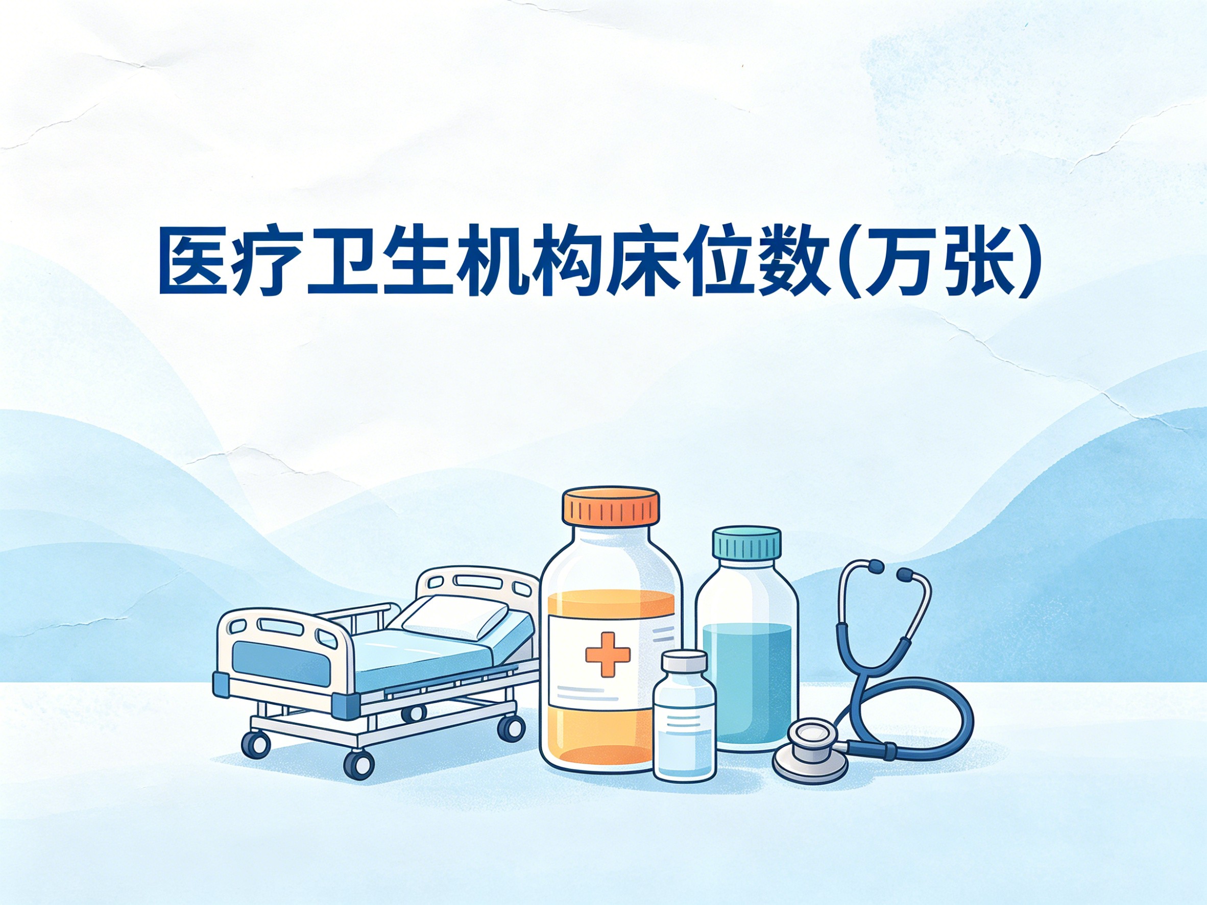 1960-2024年中国医疗卫生机构床位数数据集