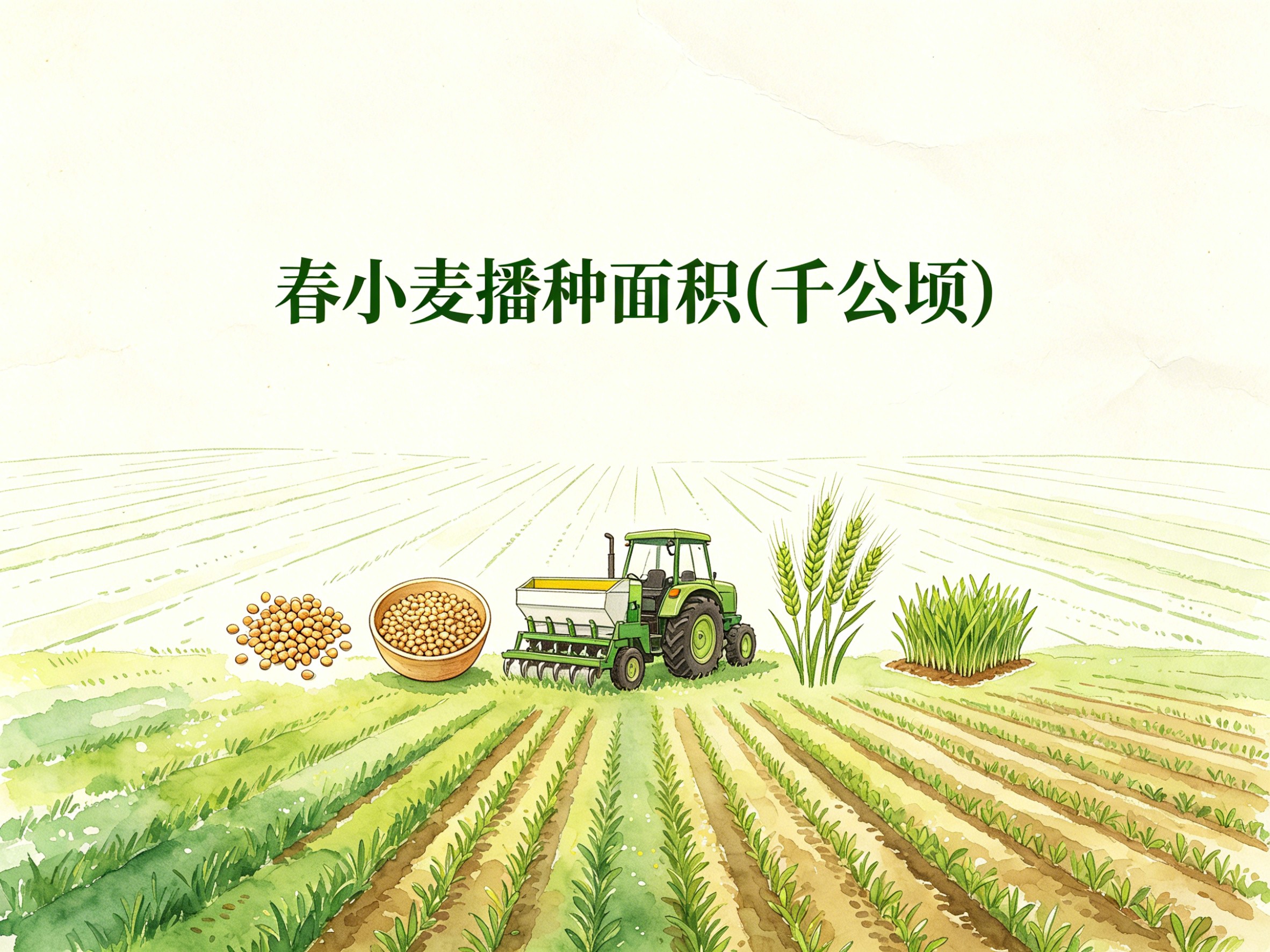 1978-2022年中国春小麦播种面积数据集