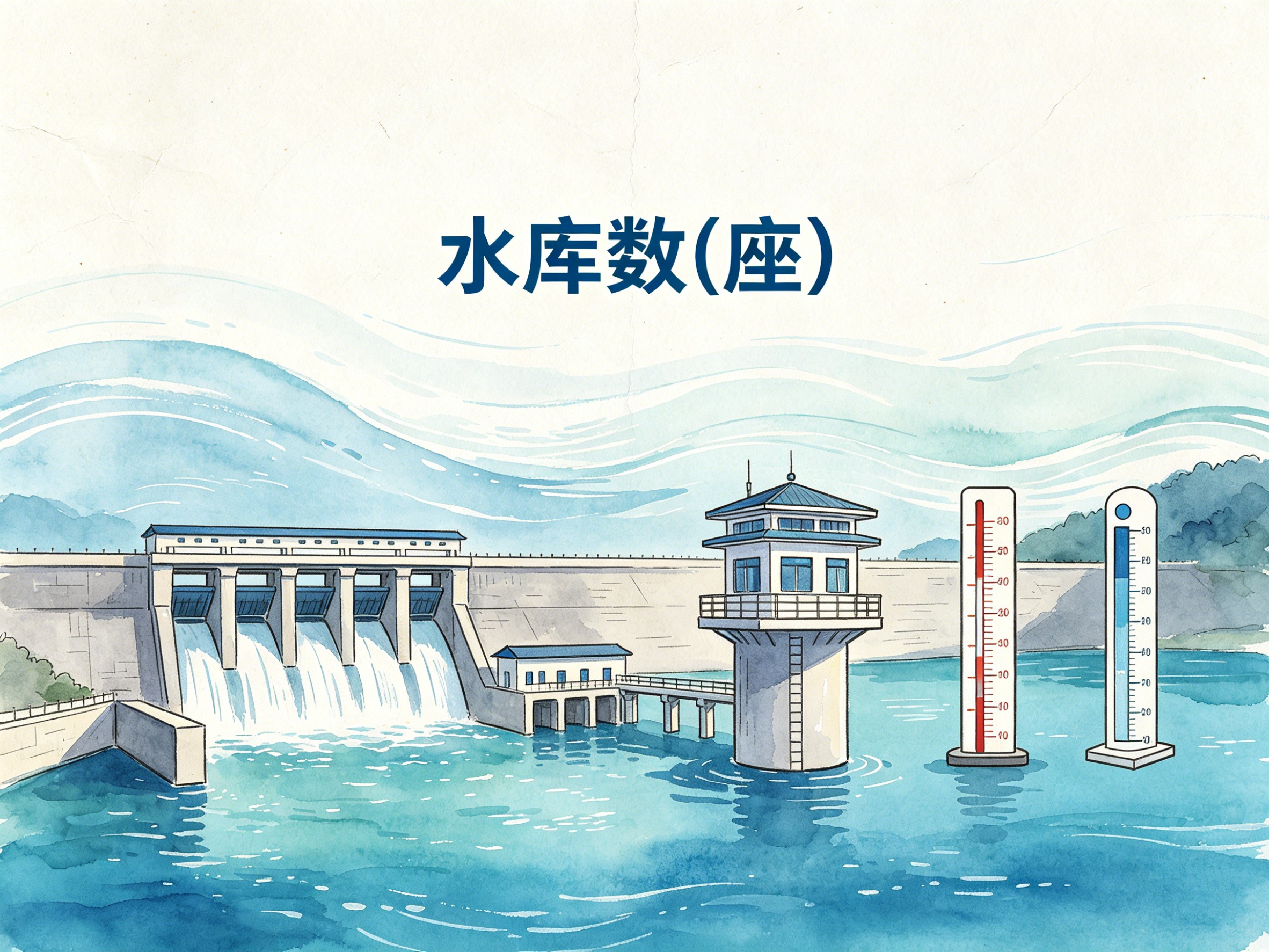 1987-2024年中国水库数数据集